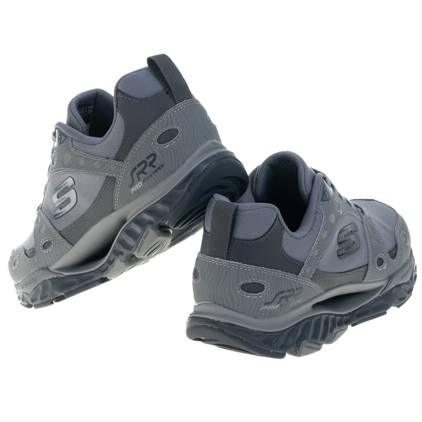 Skechers 慢跑鞋 SRR PRO RESISTANCE 男 灰 回彈 SRR 緩震 運動鞋 894083GRY product thumbnail 3