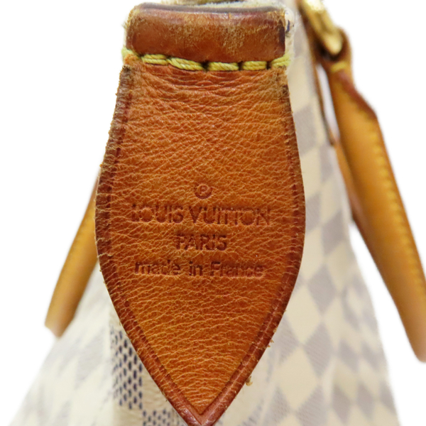 二手名牌BRAND OFF】LOUIS VUITTON LV 路易威登白色棋盤格Saleya MM