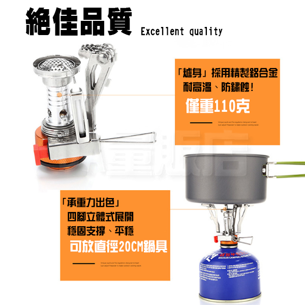 迷你爐頭 折疊爐頭 爐頭 登山爐 快速爐 蜘蛛爐 戶外露營 野餐 瓦斯爐 product thumbnail 3