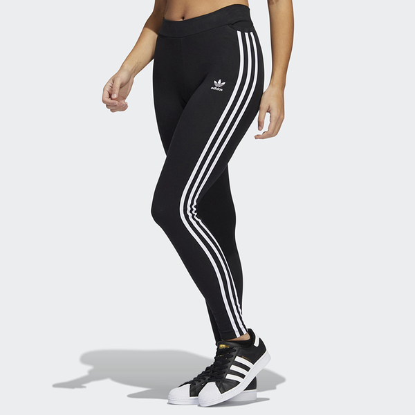 【現貨下殺】Adidas 女裝 緊身長褲 高腰 慢跑 訓練 口袋 黑【運動世界】HD2350 product thumbnail 3