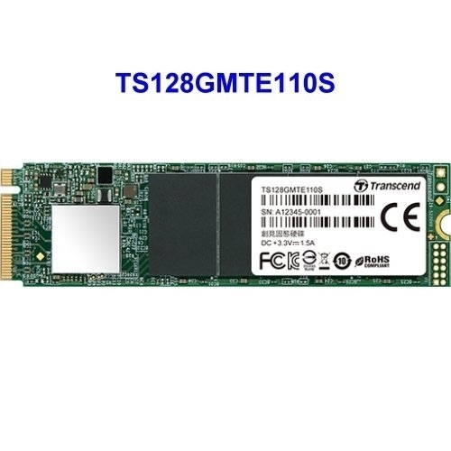 TRANSCEND 創見 TS128GMTE110S SSD 固態硬碟 PCIe M.2 SSD 110S 128GB