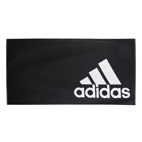 【現貨】ADIDAS TOWEL LARGE 毛巾 浴巾 雙面 純棉 黑 白【運動世界】DH2866