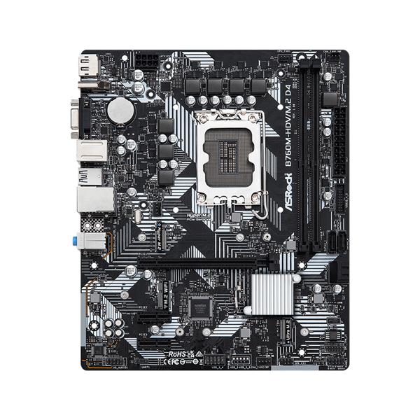 華擎 ASRock B760M-HDV/M.2 D4 MATX INTEL主機板 product thumbnail 2