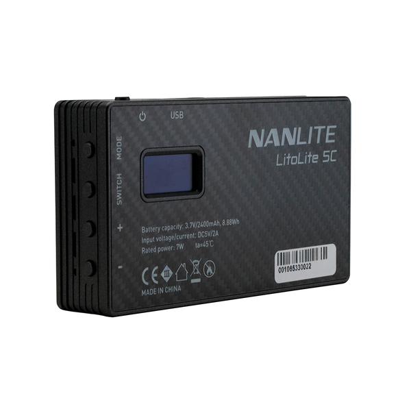 Nanlite 南光 LitoLite 5C 口袋型補光燈 公司貨 商品補光燈 居家辦公 直播 全彩LED 德寶光學 公司貨 product thumbnail 3