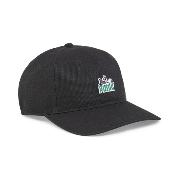 PUMA 老帽 流行系列 SKATE 黑 刺繡LOGO 可調式 棒球帽 02513101