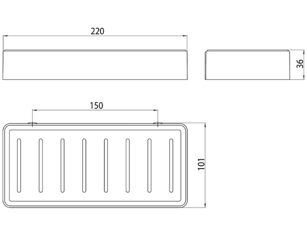 【麗室衛浴】德國EMCO Loft系列 消光黑 置物架 054513302 product thumbnail 3