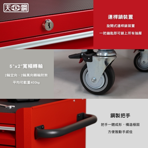 [家事達] TANKO-EGL-187M 標準型工具車 7屜 product thumbnail 7