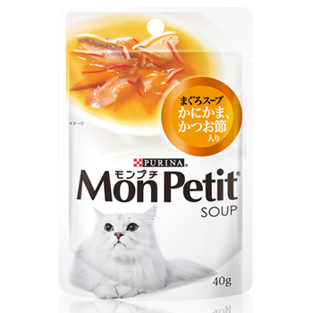 【寵物王國】MonPetit貓倍麗-鮪魚蟹肉鰹魚極品上湯40g