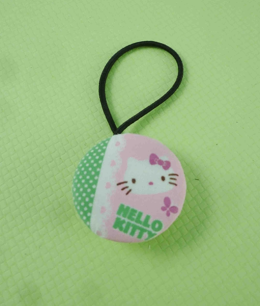 【震撼精品百貨】Hello Kitty 凱蒂貓~髮束-粉綠