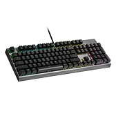 米特3C數位–Cooler Master 酷碼 SK652 矮軸RGB機械式鍵盤/黑/青軸/SK-652-GKTL1-TC