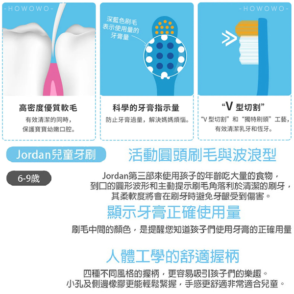 挪威 JORDAN 兒童牙刷 (2入) 超值包 0-9歲 防滑握柄 北歐 幼兒牙刷 軟毛牙刷 8448 寶寶牙刷 product thumbnail 7