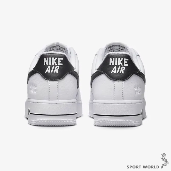 【現貨】NIKE Air Force 1 男鞋 女鞋 休閒鞋 40週年 壓印 金扣 白 黑 DQ7658-100 product thumbnail 6