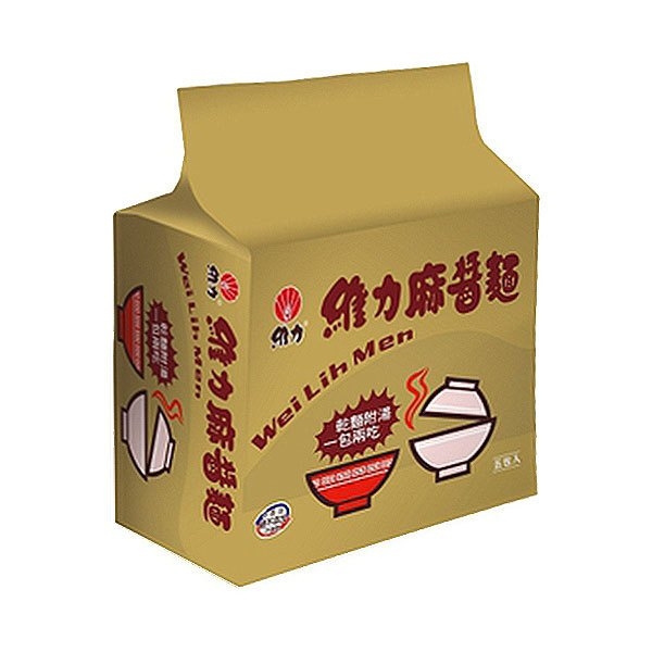 維力 麻醬麵 85g (5入)x6袋/箱【康鄰超市】 product thumbnail 2