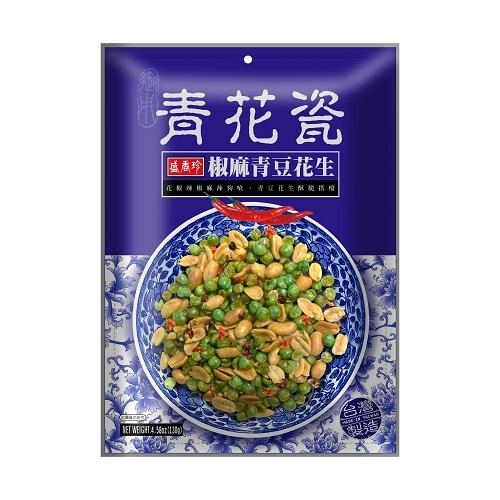 盛香珍椒麻青豆花生130g【愛買】