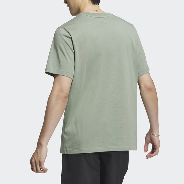 adidas 男短袖上衣 運動 亞規 草綠 休閒衣 品牌服 百搭款 KAORACER IA8096 product thumbnail 2