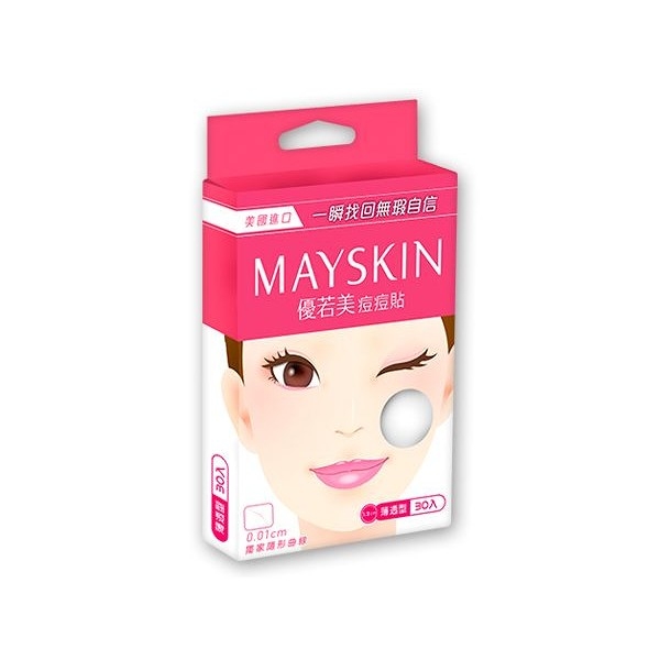 MAYSKIN 優若美 痘痘貼(薄透型)30入(1.2cmx30pcs)【小三美日】