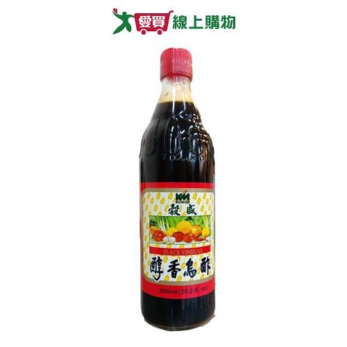 穀盛 醇香烏醋(600ML)【愛買】