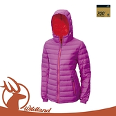 【Wildland 荒野 女 700FP 連帽輕羽絨衣《紫色》】0A12111/外套/保暖外套/防寒