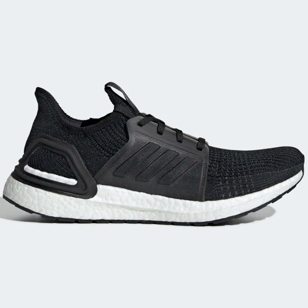 Adidas ULTRABOOST 19 男鞋 慢跑 襪套 避震 針織 透氣 輕量 黑 白【運動世界】 G54009