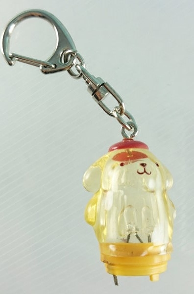 【震撼精品百貨】Pom Pom Purin 布丁狗~造型燈鎖圈#18895