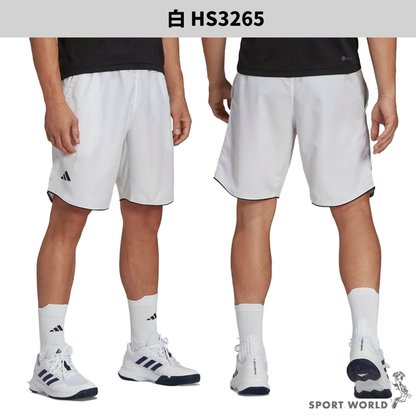 【下殺】Adidas 短褲 男裝 網球褲 排汗 藍/黑/白【運動世界】HT4432/HS3266/HS3265 product thumbnail 5