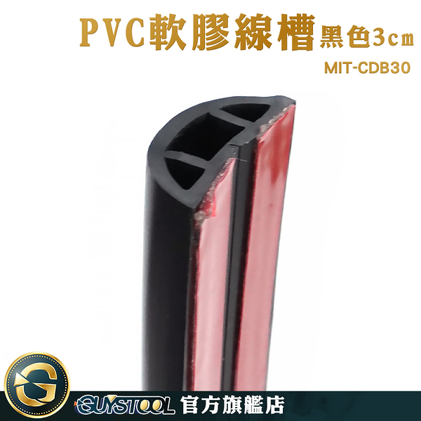 GUYSTOOL 集線盒 DIY收線器 延長線固定 MIT-CDB30 電線收納條 走線 線槽蓋板 壓線條 軟膠線槽