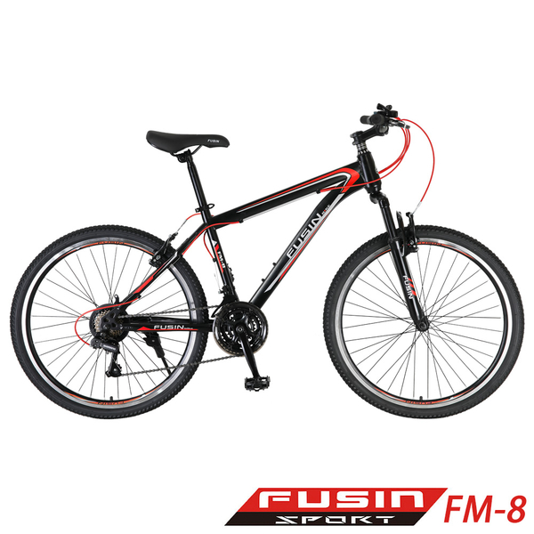 【FUSIN】FM-8 26吋 日本SHIMANO 21速 登山車-服務升級版