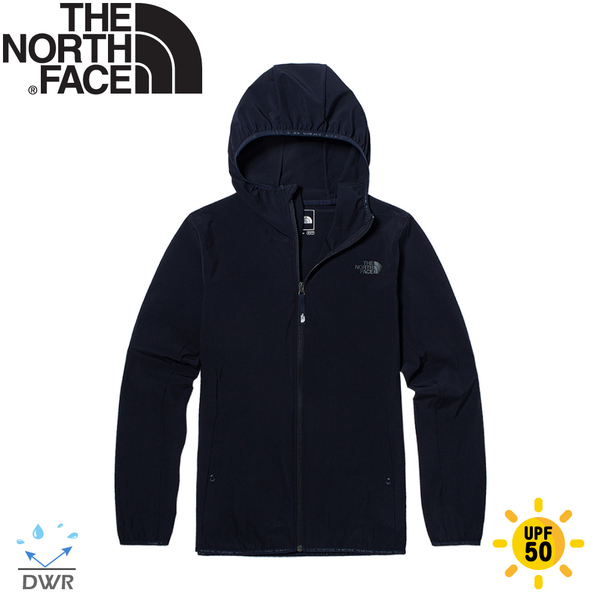 【The North Face 男 防風防潑水外套《海軍藍》】5B3Y/防風外套/防曬外套/輕便外套