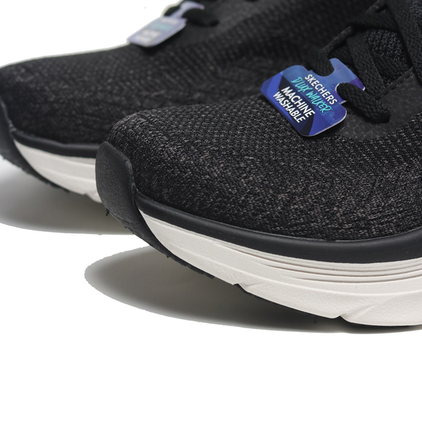 SKECHERS DLUX WALK 黑白編織 女休閒健走鞋 KAORACER 149815BLK product thumbnail 4