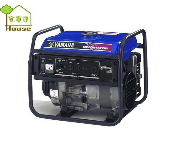 [ 家事達]日本YAMAHA 四行程汽油發電機10V/220V,手動-2600w