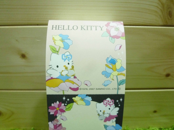 【震撼精品百貨】Hello Kitty 凱蒂貓~造型便條紙-花與豎笛圖案【共1款】 product thumbnail 4