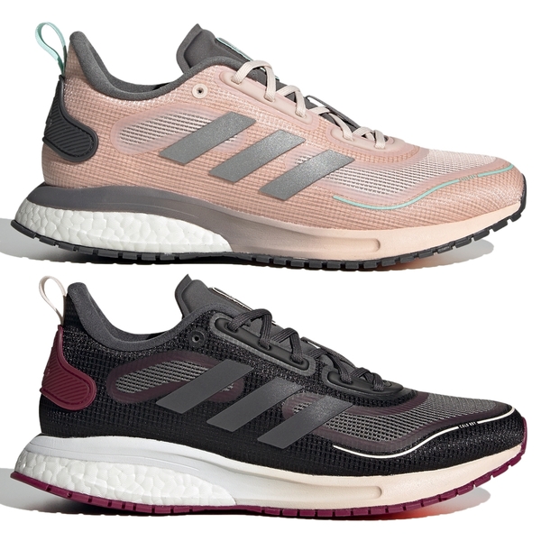 ADIDAS SUPERNOVA COLD.RDY 女鞋 慢跑 防潑水 Bounce+Boost中底 粉 黑【運動世界】FV4741 / FV4739 product thumbnail 2