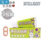 【海夫健康生活館】INTELLIGENT 因特力淨 兒童 酵素牙膏 葡萄(40gx3入)