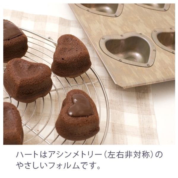 asdfkitty*日本 千代田 不沾愛心8連烤模型-日本正版商品 product thumbnail 4