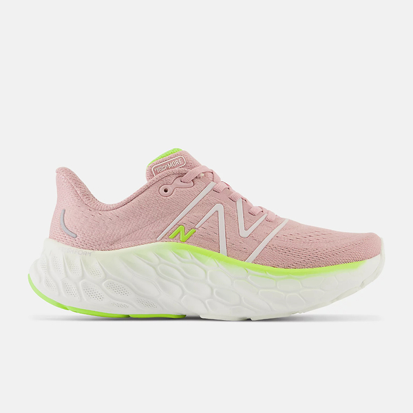 NEW BALANCE Fresh Foam X More v4 運動 跑鞋 慢跑鞋 緩震 厚底 女鞋 粉 WMORCI4