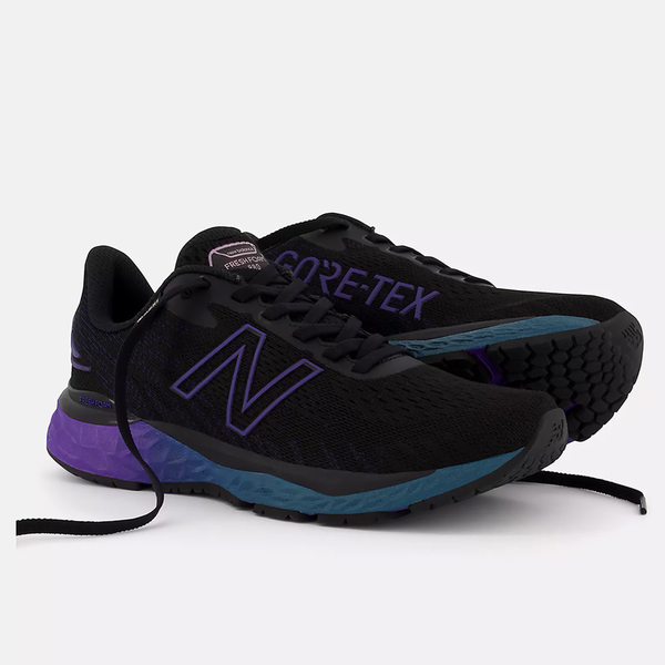 New Balance 880v11 GTX D 女鞋 慢跑 緩震 GORE-TEX 防水 透氣 反光 黑 夜藍【運動世界】W880X11 product thumbnail 9