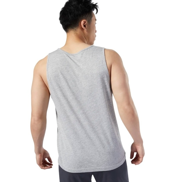 REEBOK LES MILLS® GRAPHIC TANK TOP 男裝 背心 慢跑 訓練 休閒 乾爽 灰【運動世界】ED0581 product thumbnail 5