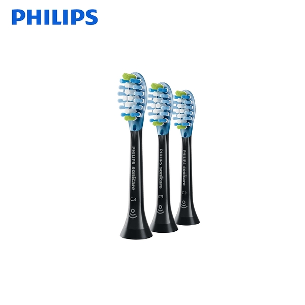 【PHILIPS 飛利浦】Sonicare 智能超效潔淨刷頭 (黑) HX9043/96