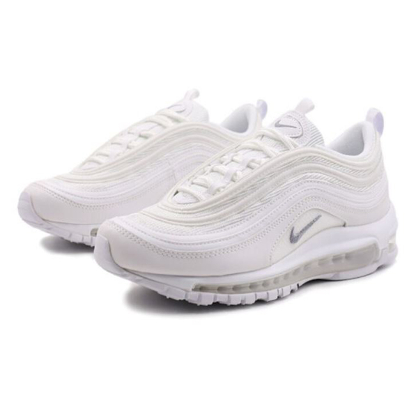 NIKE AIR MAX 97 男款全白運動慢跑鞋 KAORACER 921826101 product thumbnail 2