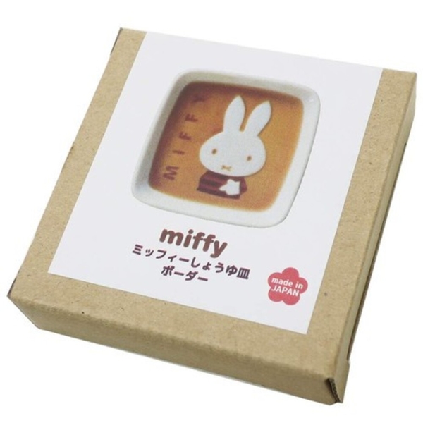 日本製 miffy 米飛兔造型醬料碟｜陶器 醬料 醬油碟 小菜碟 調味料 餐盤 碟 陶瓷 小盤 miffy 米菲兔 product thumbnail 4
