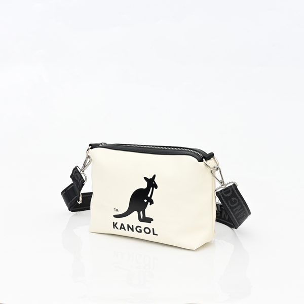 KANGOL 側背 皮製小方包 米白色 62551715 01 noN12 product thumbnail 2