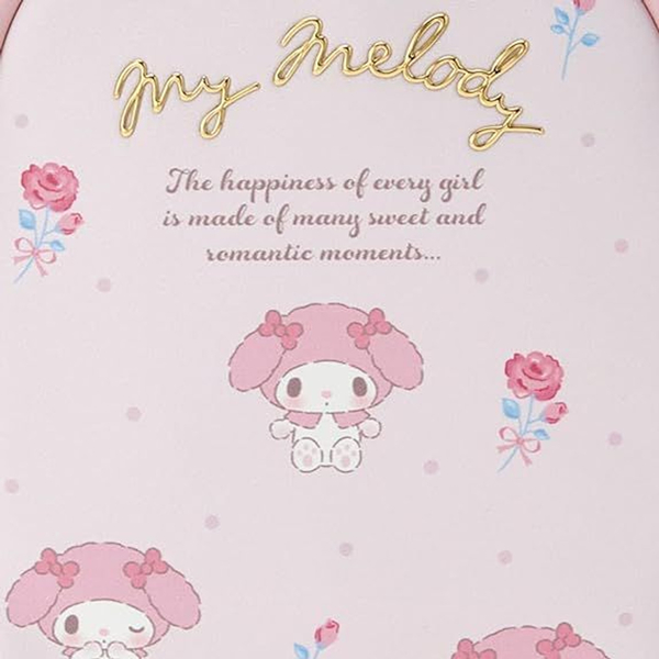 【震撼精品百貨】My Melody_美樂蒂~日本Sanrio三麗鷗 美樂蒂皮質直式拉鍊收納包-2024新生活*45842 product thumbnail 4