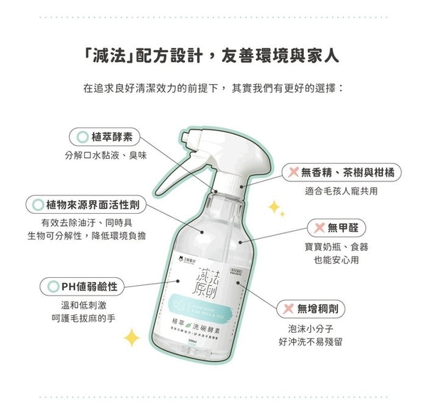 DogCatStar汪喵星球 洗碗酵素 500ml 一瓶打擊碗盤油汙 毛孩口水味『寵喵樂旗艦店』 product thumbnail 4