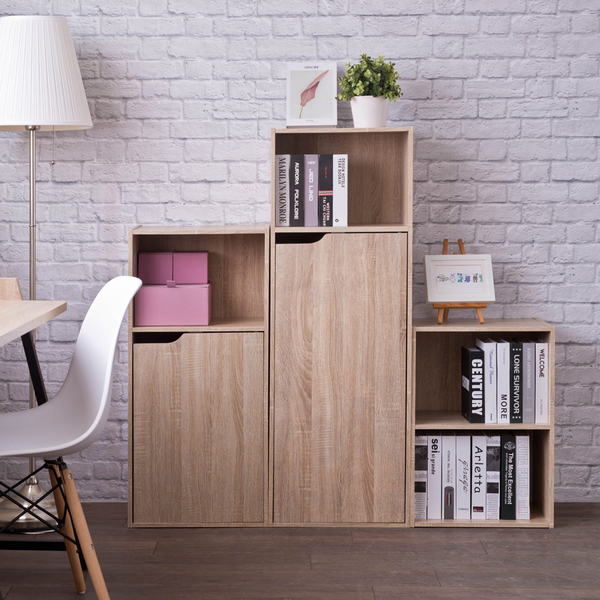 書櫃 堆疊 收納 【收納屋】瓦格三格一空櫃&DIY組合傢俱