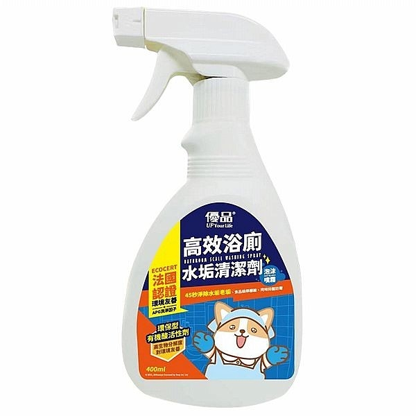 優品x柴語錄 高效浴廁／水垢清潔劑(400ml) 限量聯名款【小三美日】 DS016420