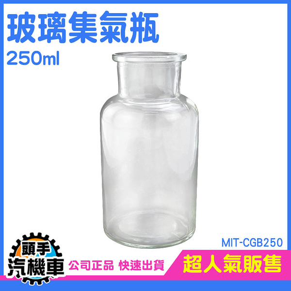 藥罐 藥瓶 小瓶子 玻璃罐批發 植物標本瓶 玻璃容器 試劑瓶 空瓶250ml CGB250 玻璃集氣瓶 樣本瓶