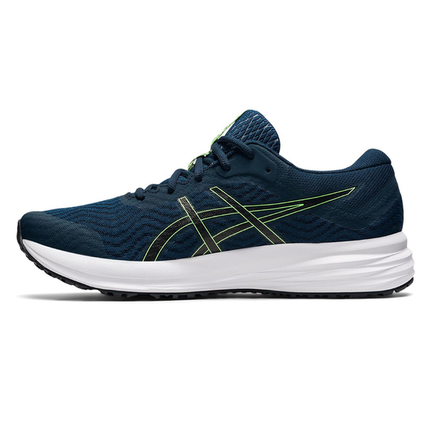 ASICS PATRIOT 12 男鞋 慢跑 入門款 輕量 緩衝 丈青 螢光綠【運動世界】1011A823-407 product thumbnail 2