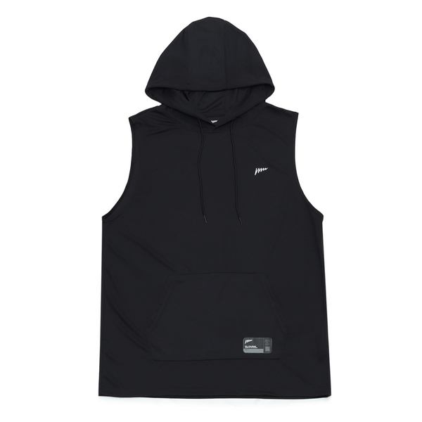 WILL 連帽背心 PRO ACE CUT OFF HOODIE 黑 連帽 背心 球衣 男 WPRACTH01A