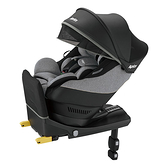 【贈送日本製保護底墊】Aprica Cururila plus 新型態迴轉式「座椅型」安全座椅 黎明昇起 BK