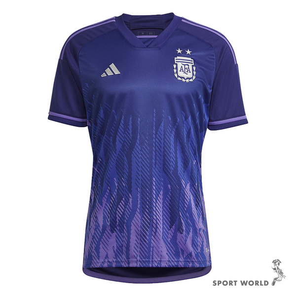 Adidas 阿根廷 國家隊 客場球衣 男 短袖 足球 世足賽 世界盃 HF2159 product thumbnail 2